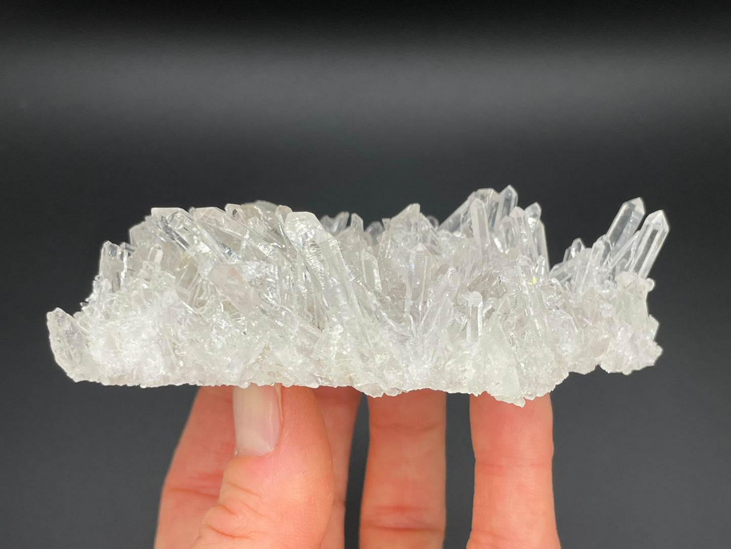 Clear Quartz Crystal Cluster || Raw Quartz Cluster || Lemurian Quartz Crystal Glassback