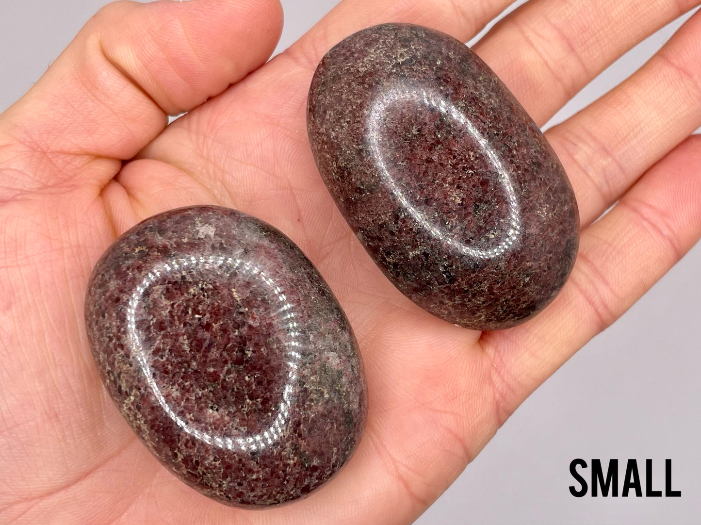 Garnet Palm Stone || Garnet Stone || Garnet Polished Stone