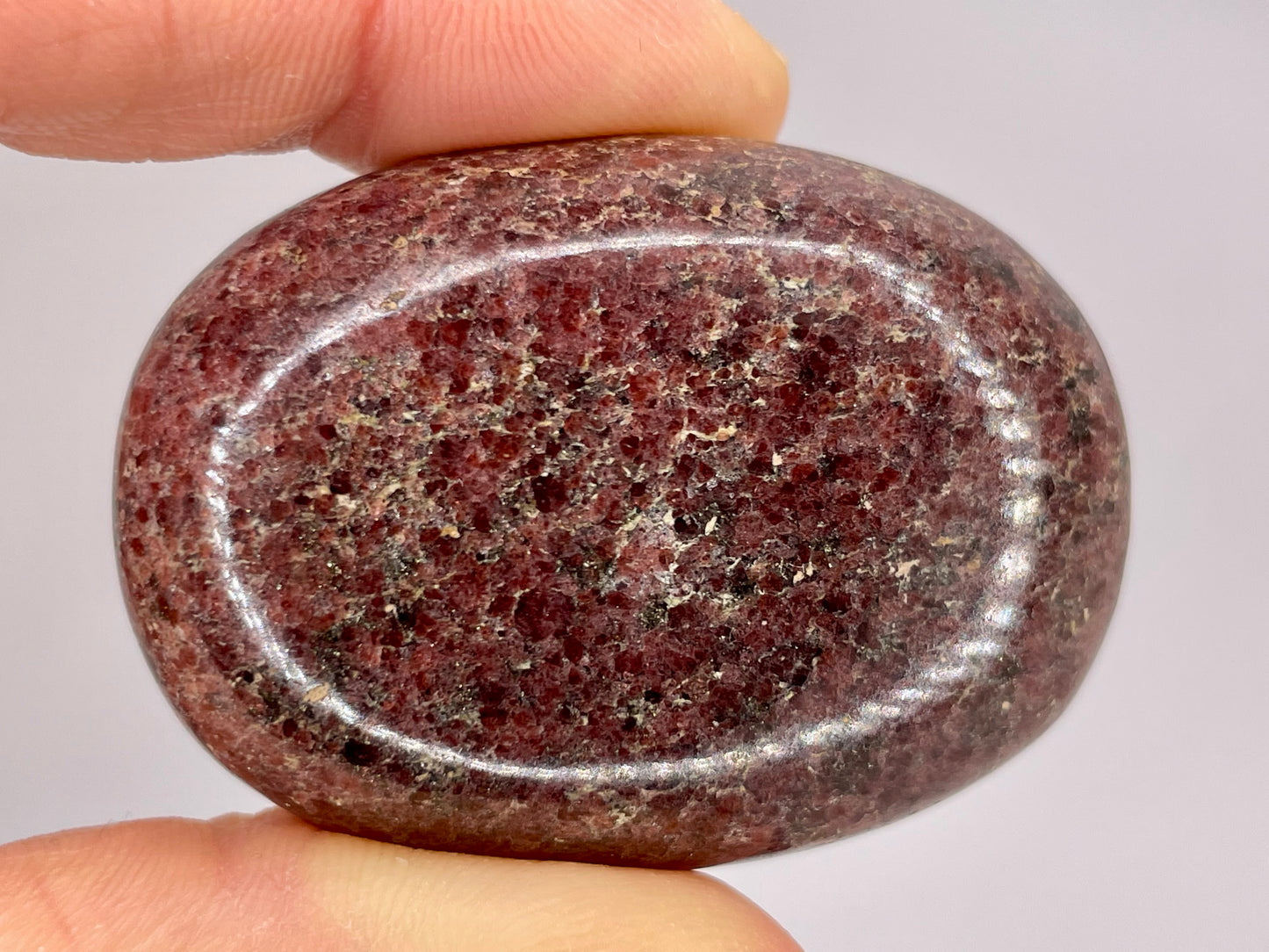 Garnet Palm Stone || Garnet Stone || Garnet Polished Stone