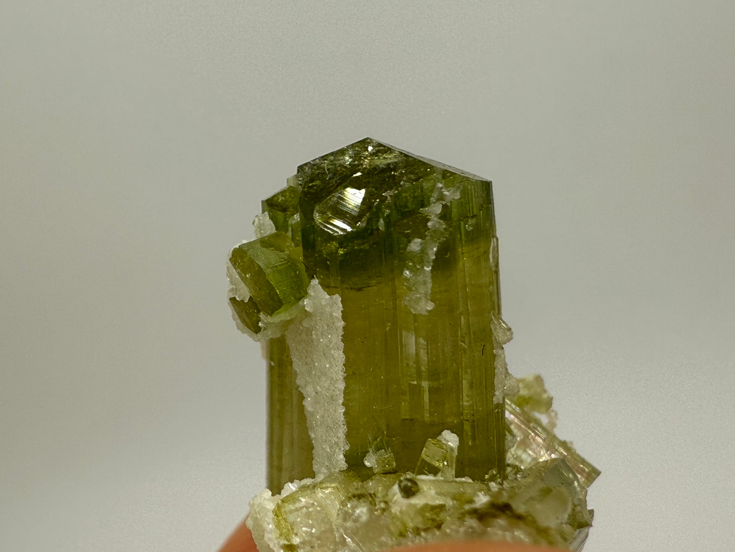 Pistachio Tourmaline || Elbaite Tourmaline || Green Tourmaline with Cleavelandite || Bicolor Green Tourmaline || #78