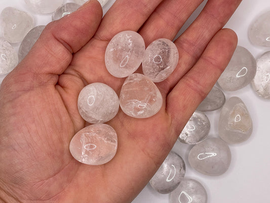 Clear Quartz Tumble || Clear Quartz Stone || Clear Quartz Tumbled Stone