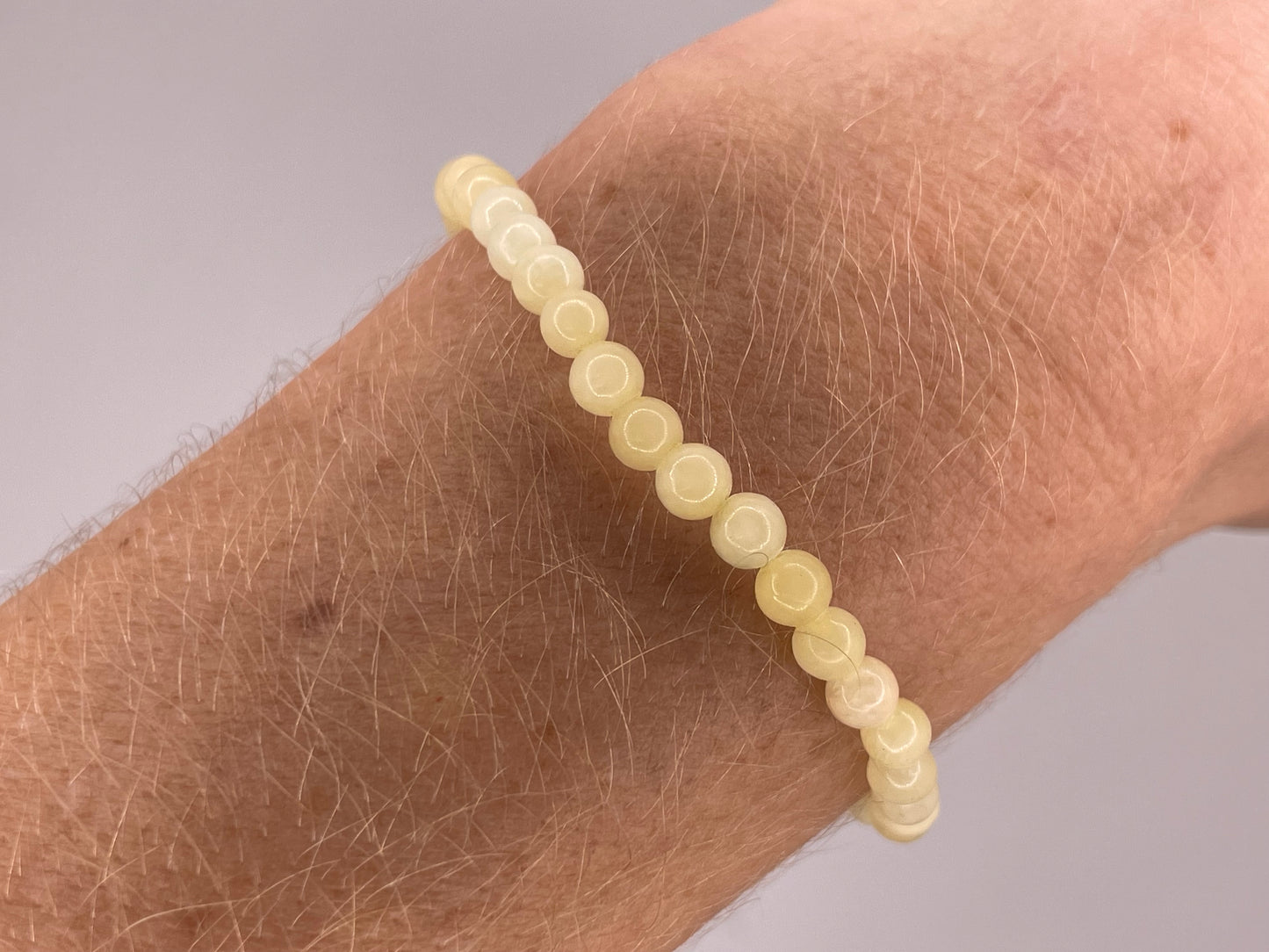 Yellow Calcite Crystal Bracelet || Yellow Calcite Beaded Bracelet || Yellow Calcite Crystal Jewelry ||