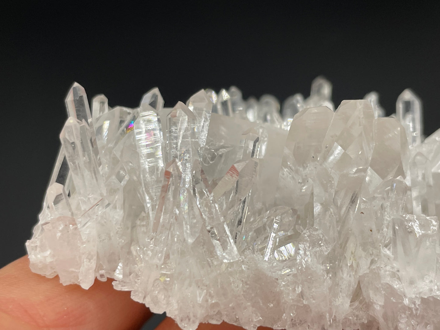 Clear Quartz Crystal Cluster || Raw Quartz Cluster || Lemurian Quartz Crystal Glassback