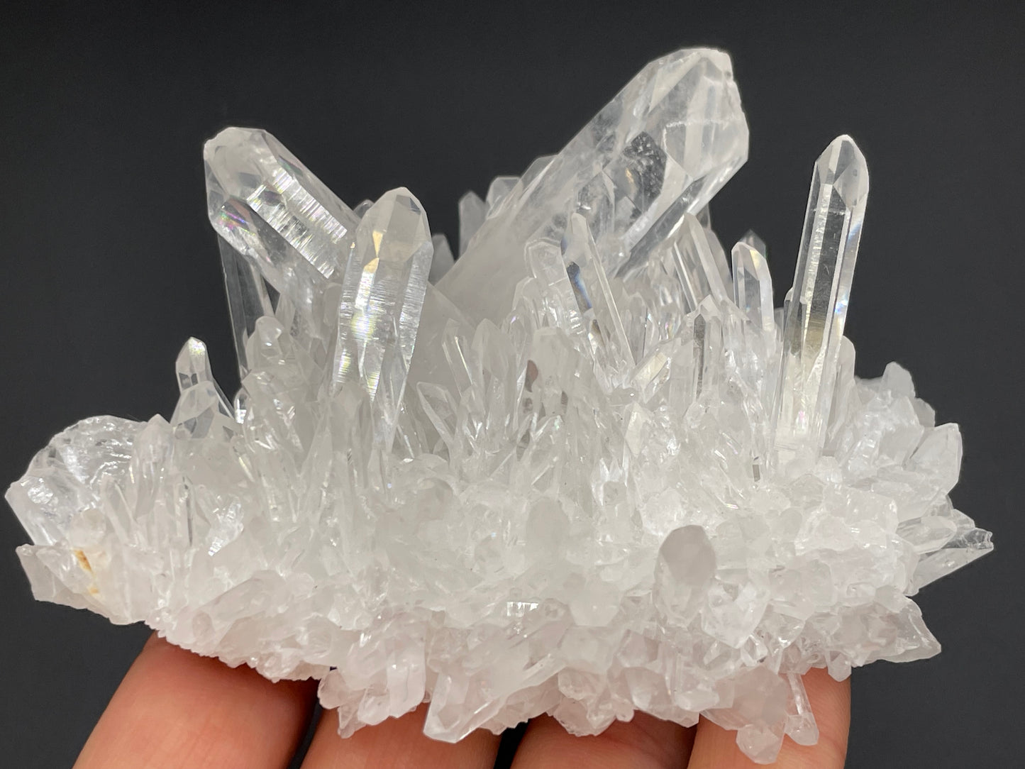 Clear Quartz Crystal Cluster || Raw Quartz Cluster || Lemurian Quartz Crystal Cluster