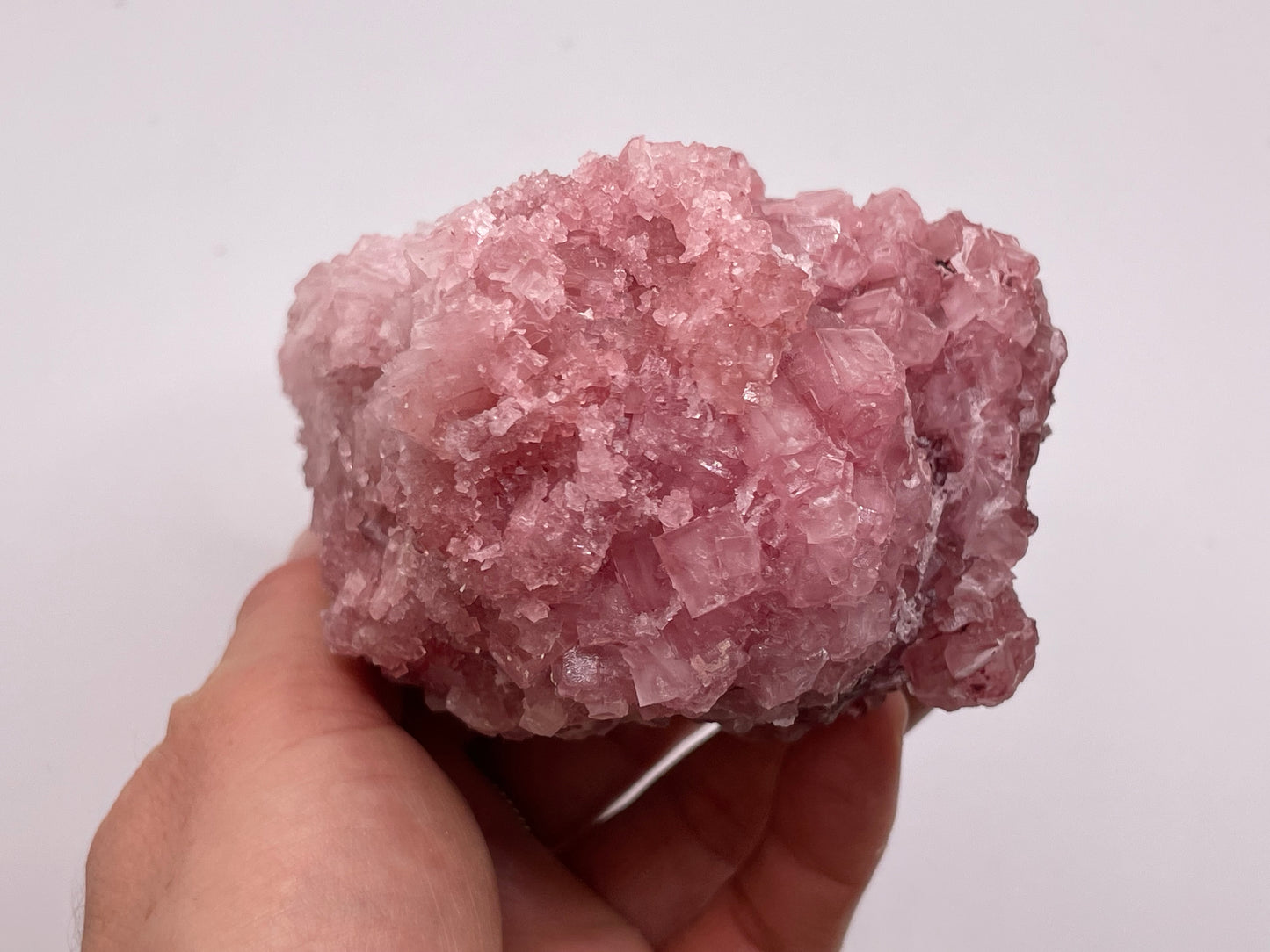 Halite Crystal Cluster || Raw Halite Cluster || Pink Halite - Searles Lake