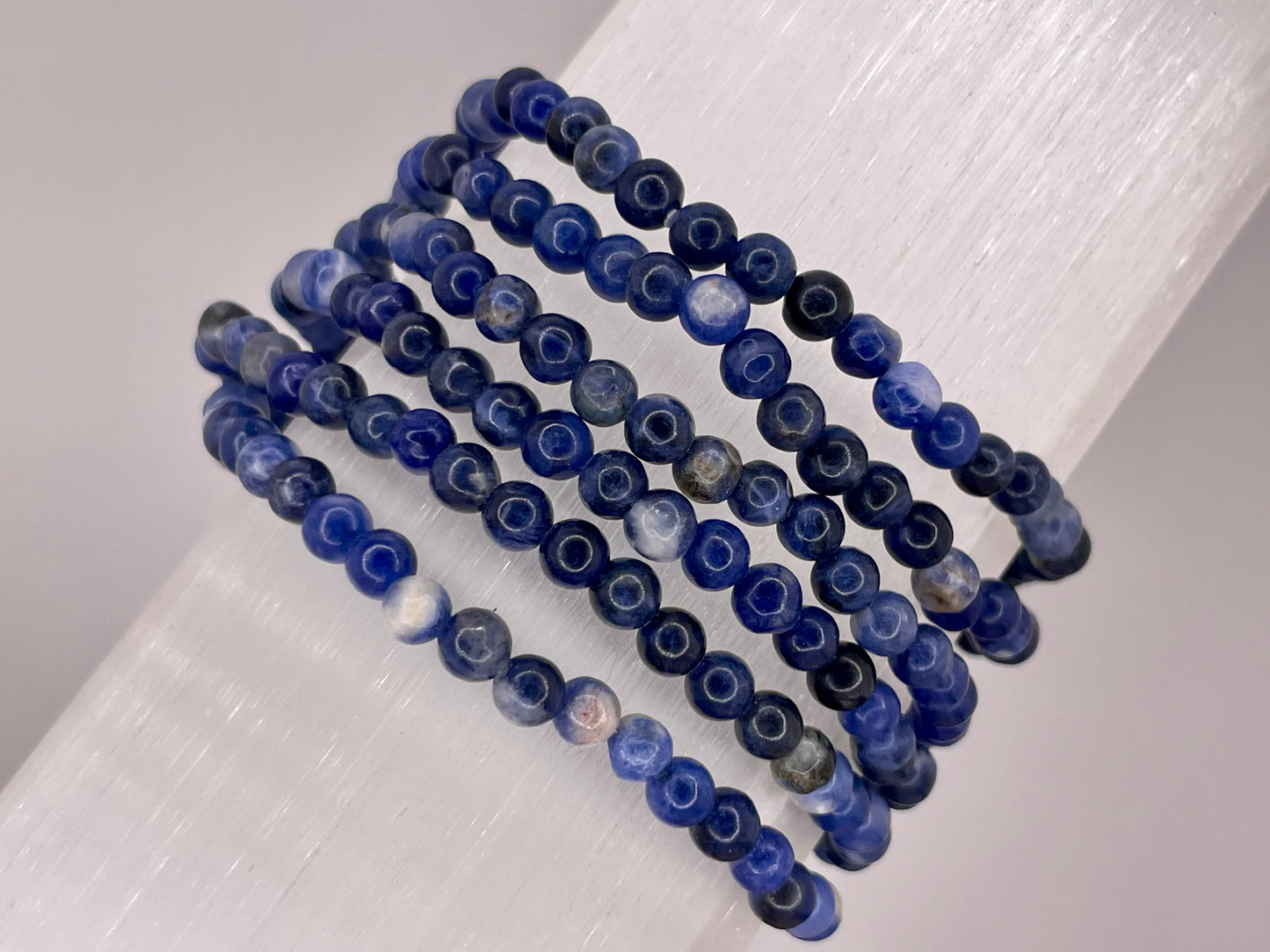 Sodalite Crystal Bracelet || Sodalite Beaded Bracelet || Sodalite Crystal Jewelry ||