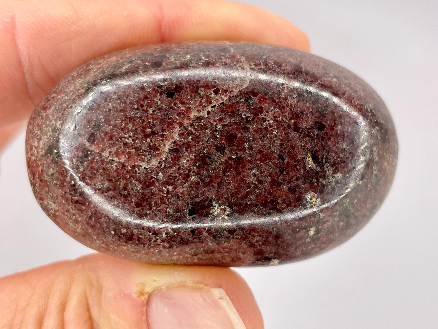 Garnet Palm Stone || Garnet Stone || Garnet Polished Stone