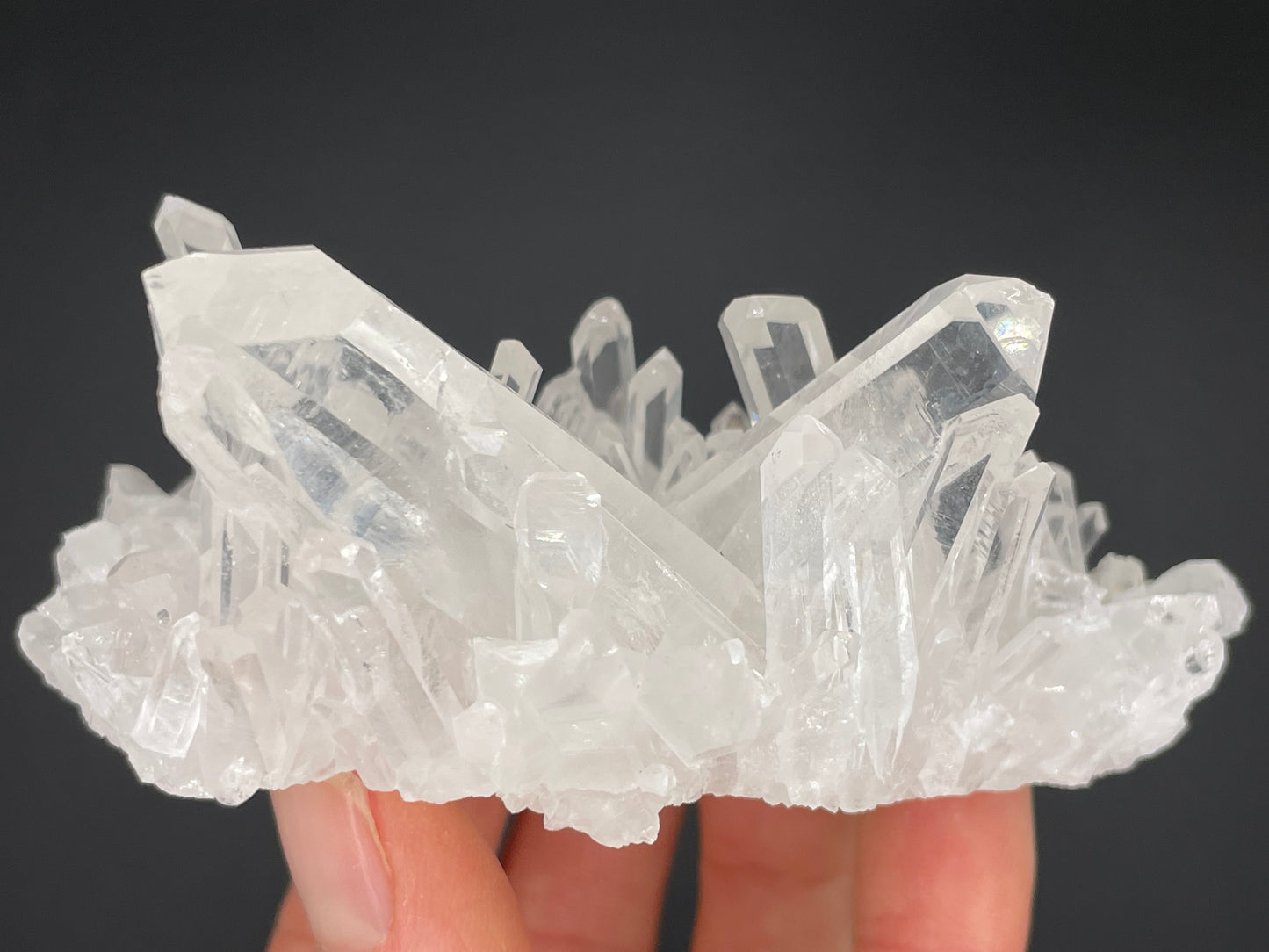 Clear Quartz Crystal Cluster || Raw Quartz Cluster || Lemurian Quartz Crystal Cluster