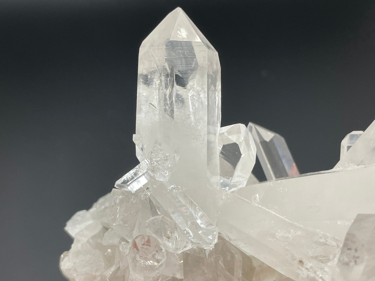 Clear Quartz Crystal Cluster || Raw Quartz Cluster || Lemurian Quartz Crystal