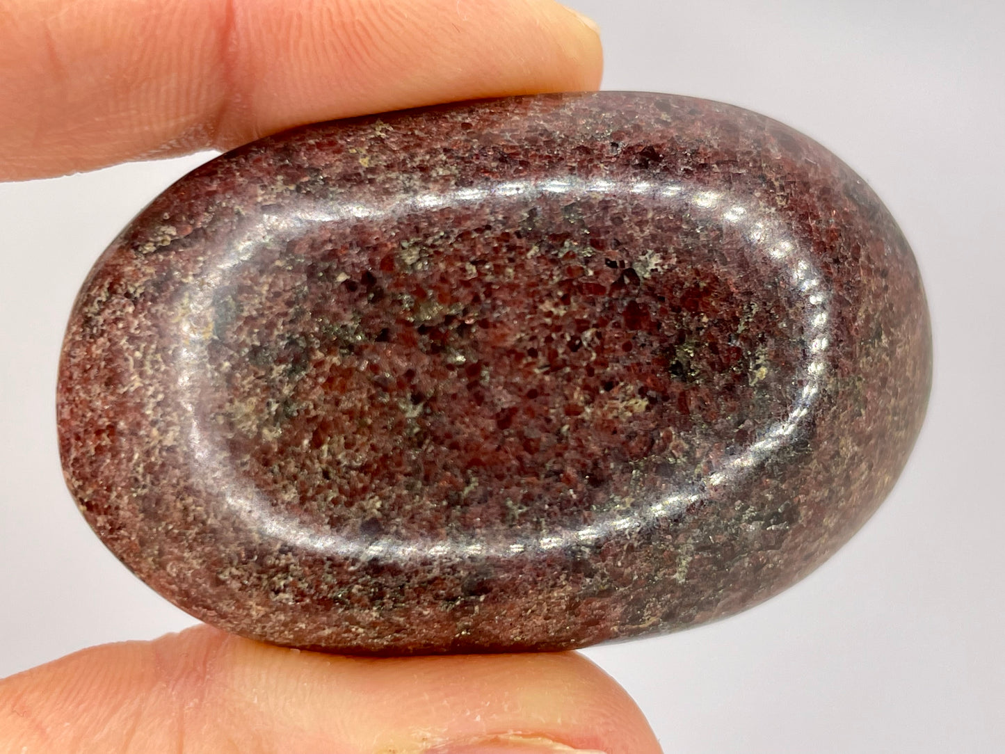 Garnet Palm Stone || Garnet Stone || Garnet Polished Stone