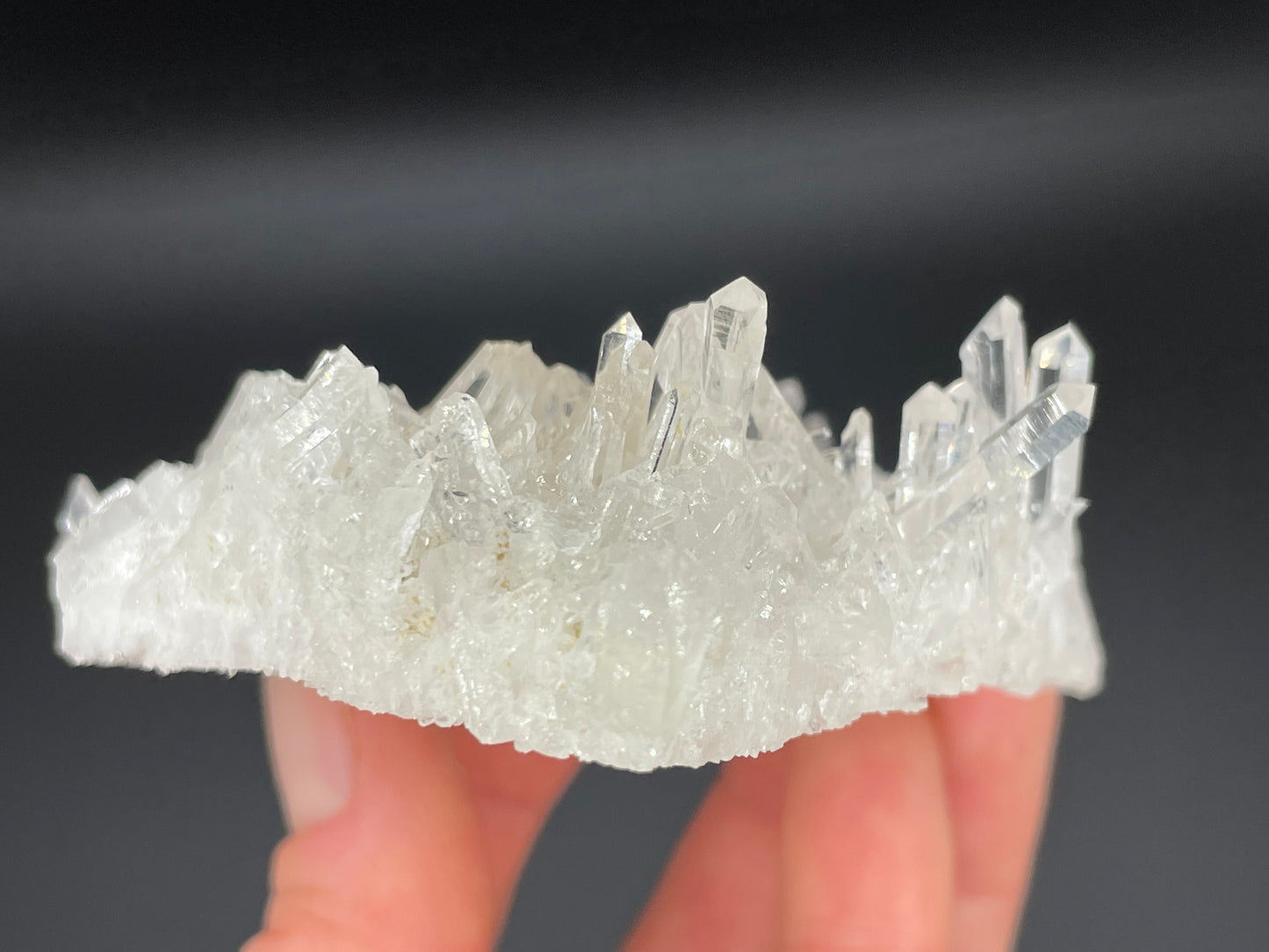 Clear Quartz Crystal Cluster || Raw Quartz Cluster || Lemurian Quartz Crystal Glassback