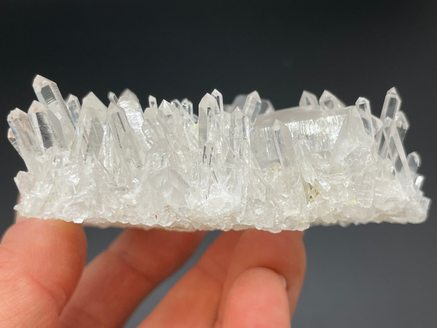 Clear Quartz Crystal Cluster || Raw Quartz Cluster || Lemurian Quartz Crystal Glassback