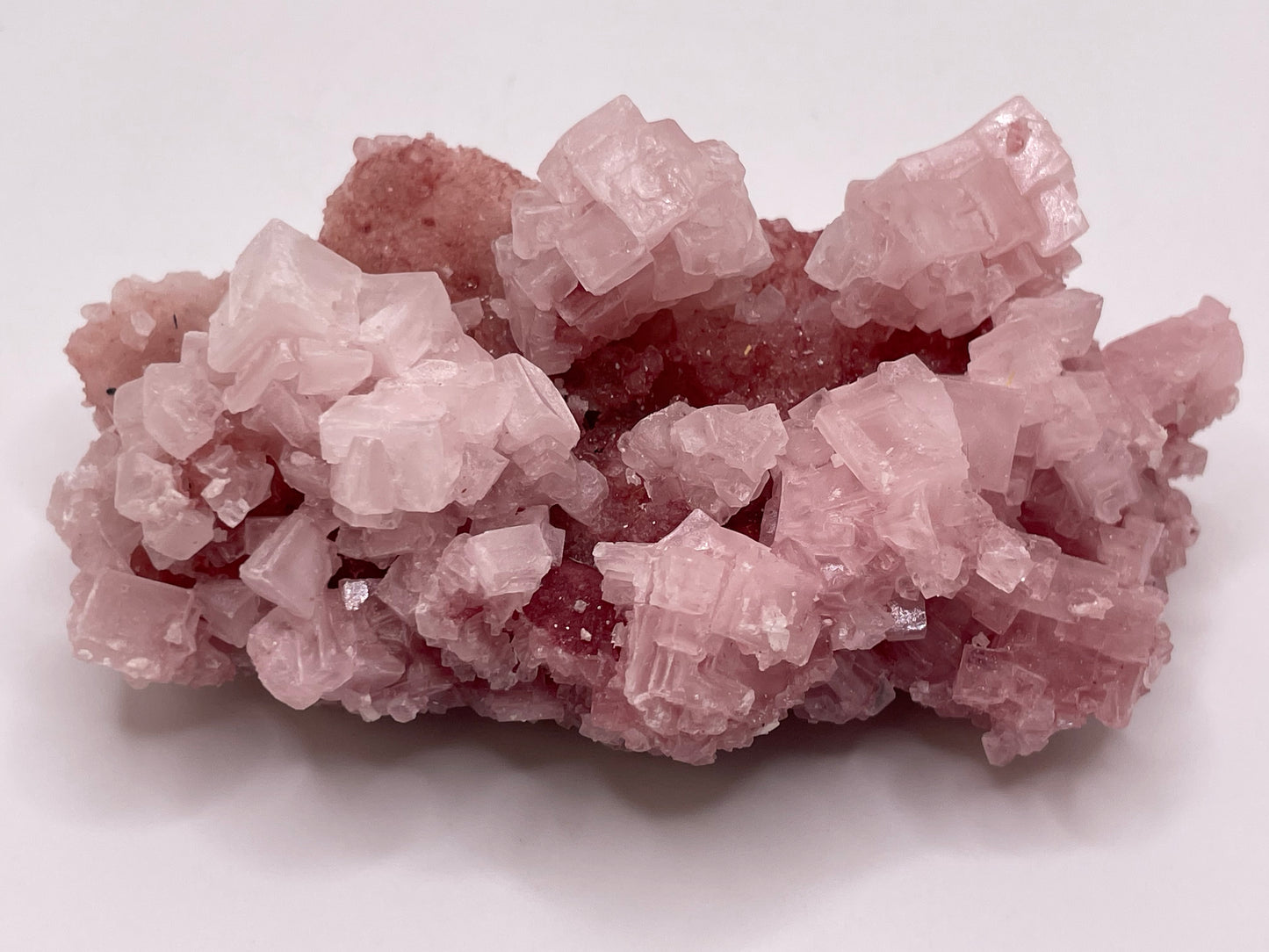 Halite Crystal Cluster || Raw Halite Cluster || Pink Halite - Searles Lake