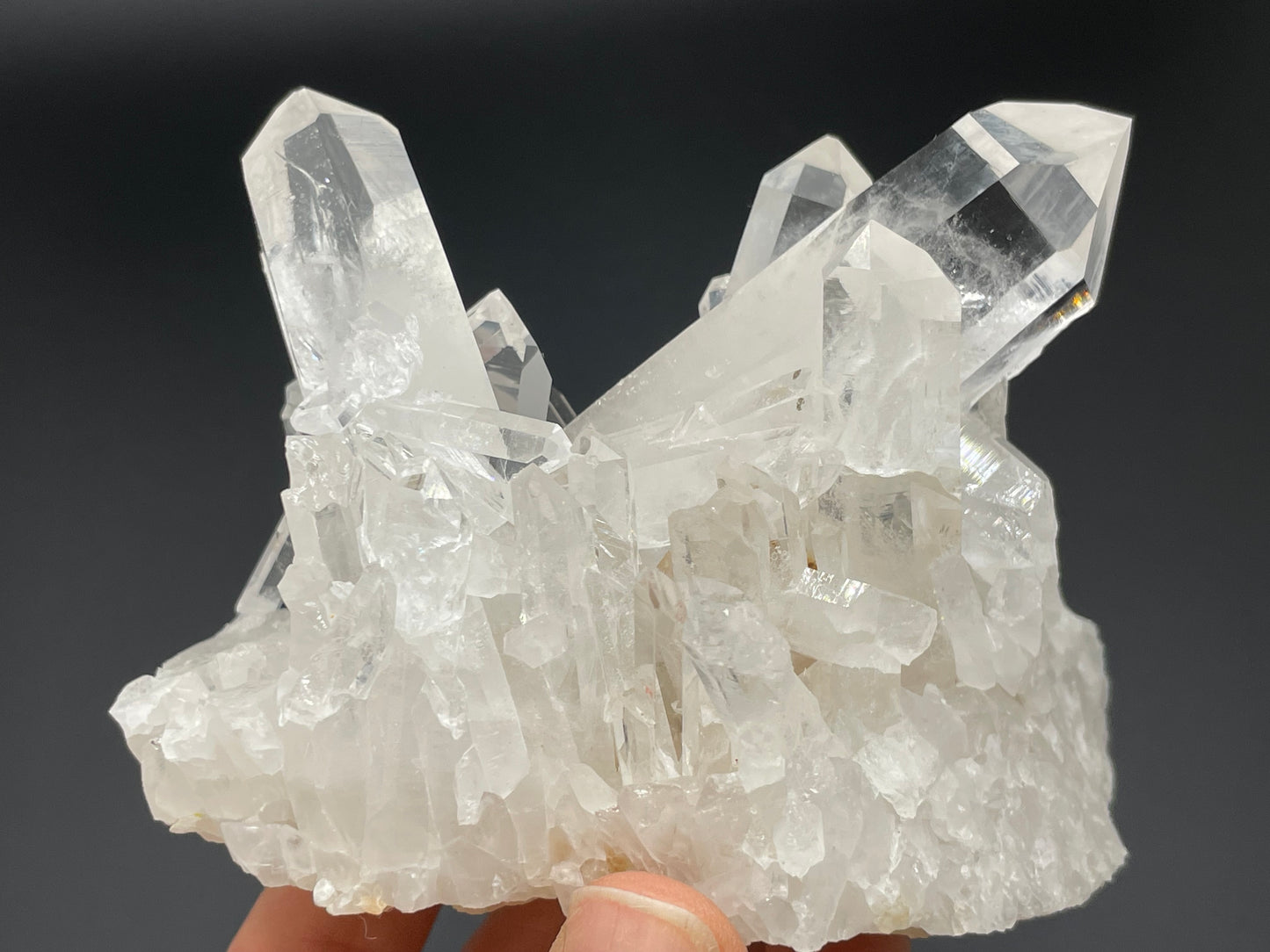 Clear Quartz Crystal Cluster || Raw Quartz Cluster || Lemurian Quartz Crystal