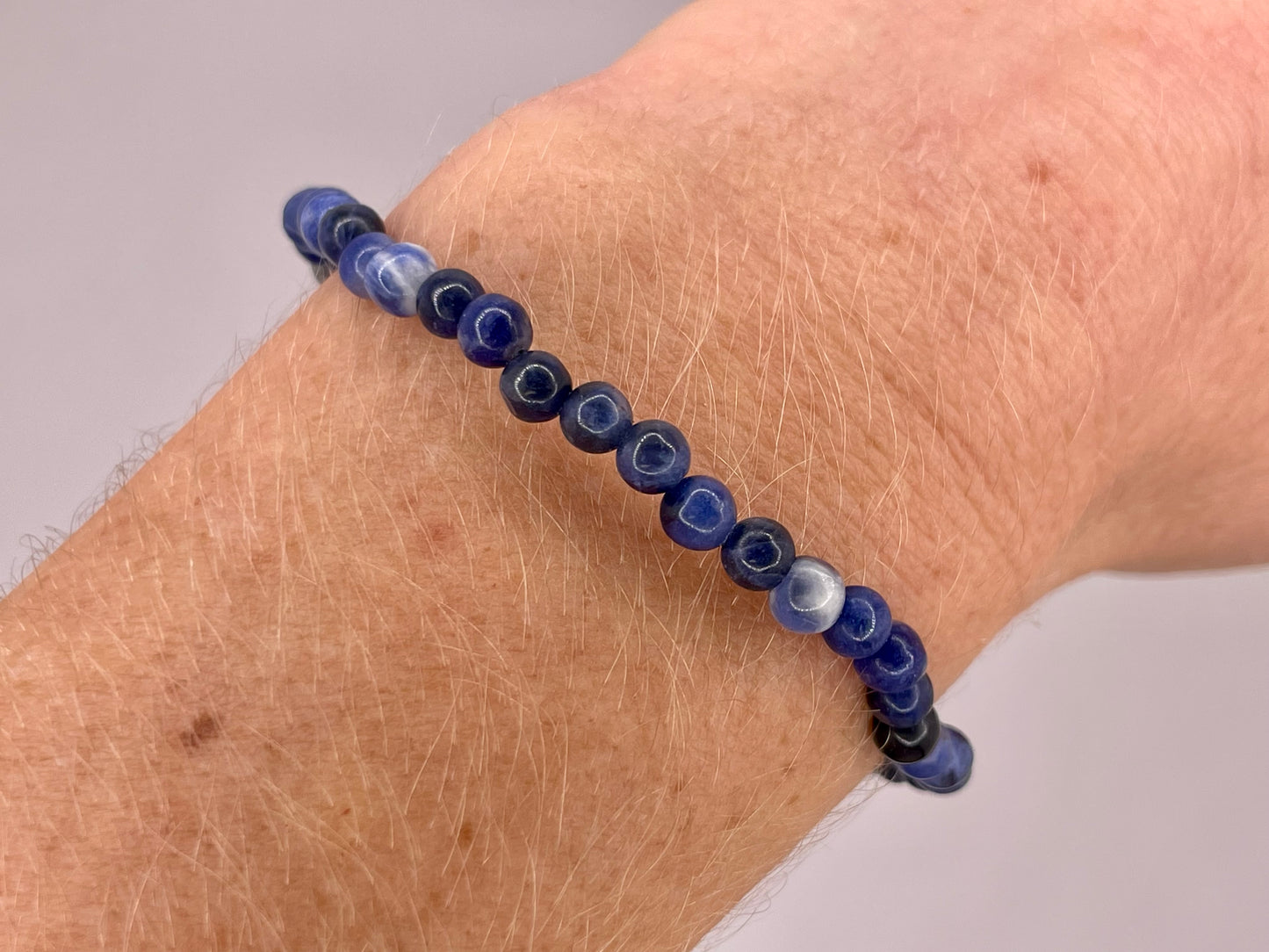 Sodalite Crystal Bracelet || Sodalite Beaded Bracelet || Sodalite Crystal Jewelry ||