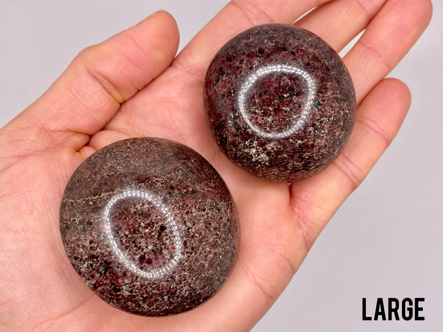 Garnet Palm Stone || Garnet Stone || Garnet Polished Stone