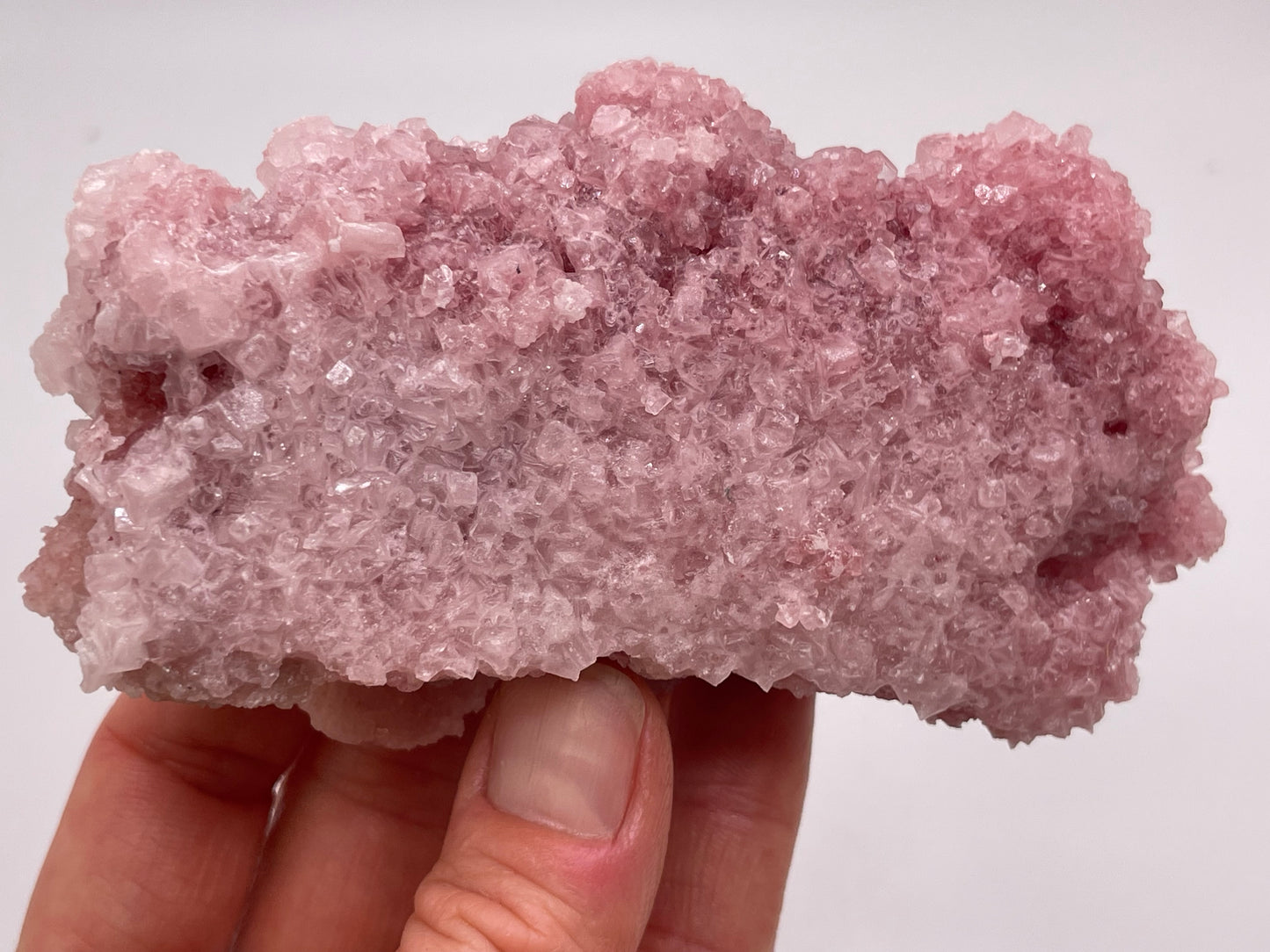 Halite Crystal Cluster || Raw Halite Cluster || Pink Halite - Searles Lake