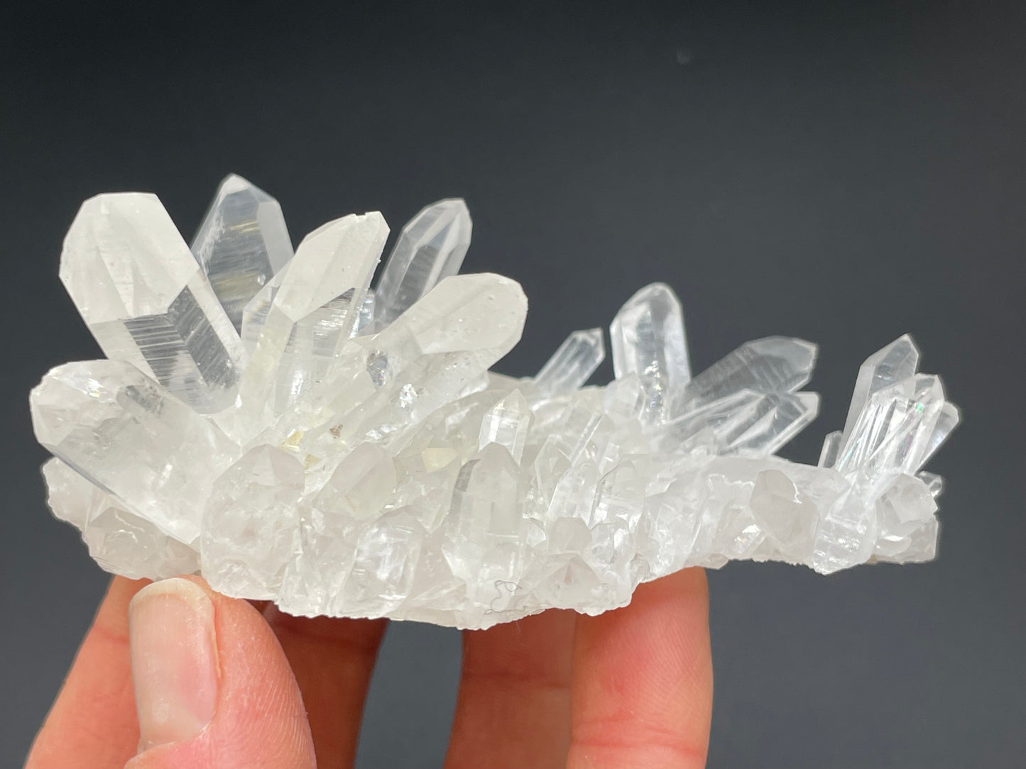 Clear Quartz Crystal Cluster || Raw Quartz Cluster || Lemurian Quartz Crystal