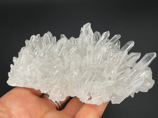 Clear Quartz Crystal Cluster || Raw Quartz Cluster || Lemurian Quartz Crystal Cluster