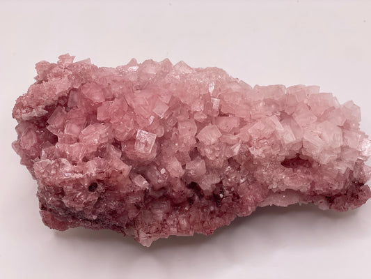 Halite Crystal Cluster || Raw Halite Cluster || Pink Halite - Searles Lake