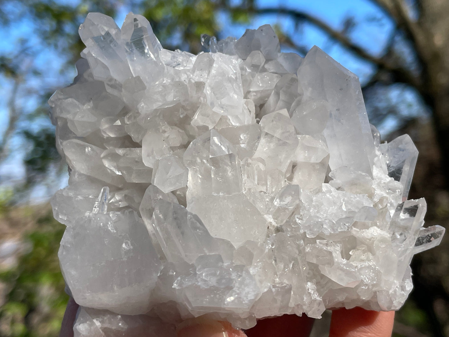 Clear Quartz Crystal Cluster || Raw Quartz Cluster || Lemurian Quartz Crystal Cluster