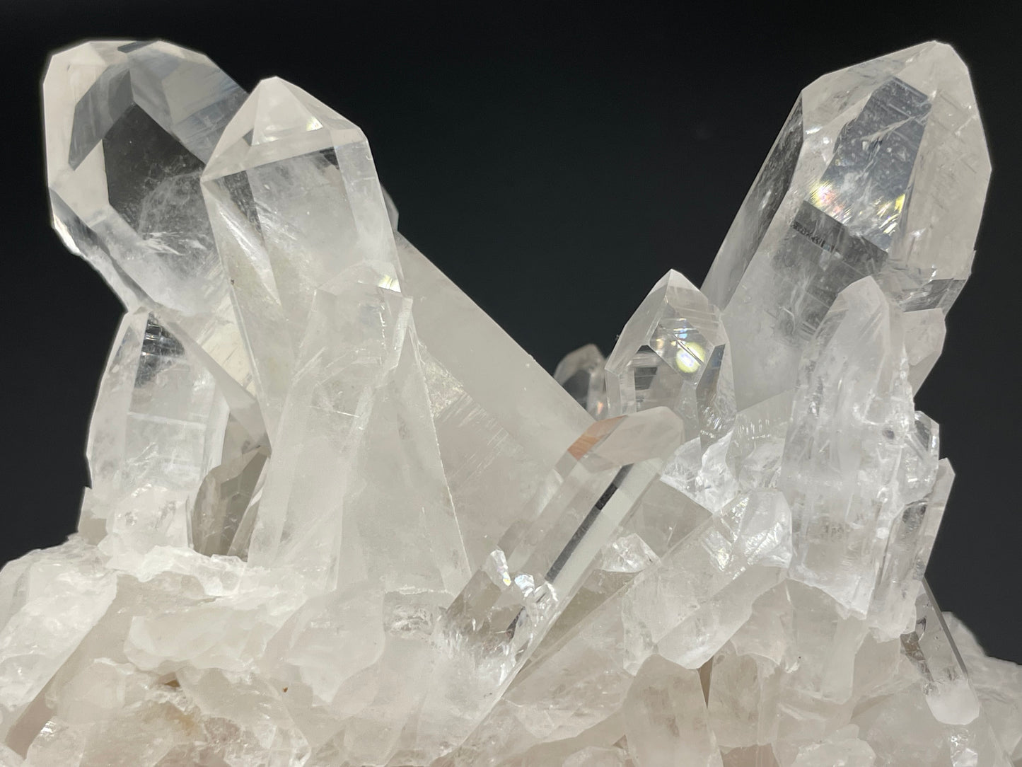 Clear Quartz Crystal Cluster || Raw Quartz Cluster || Lemurian Quartz Crystal