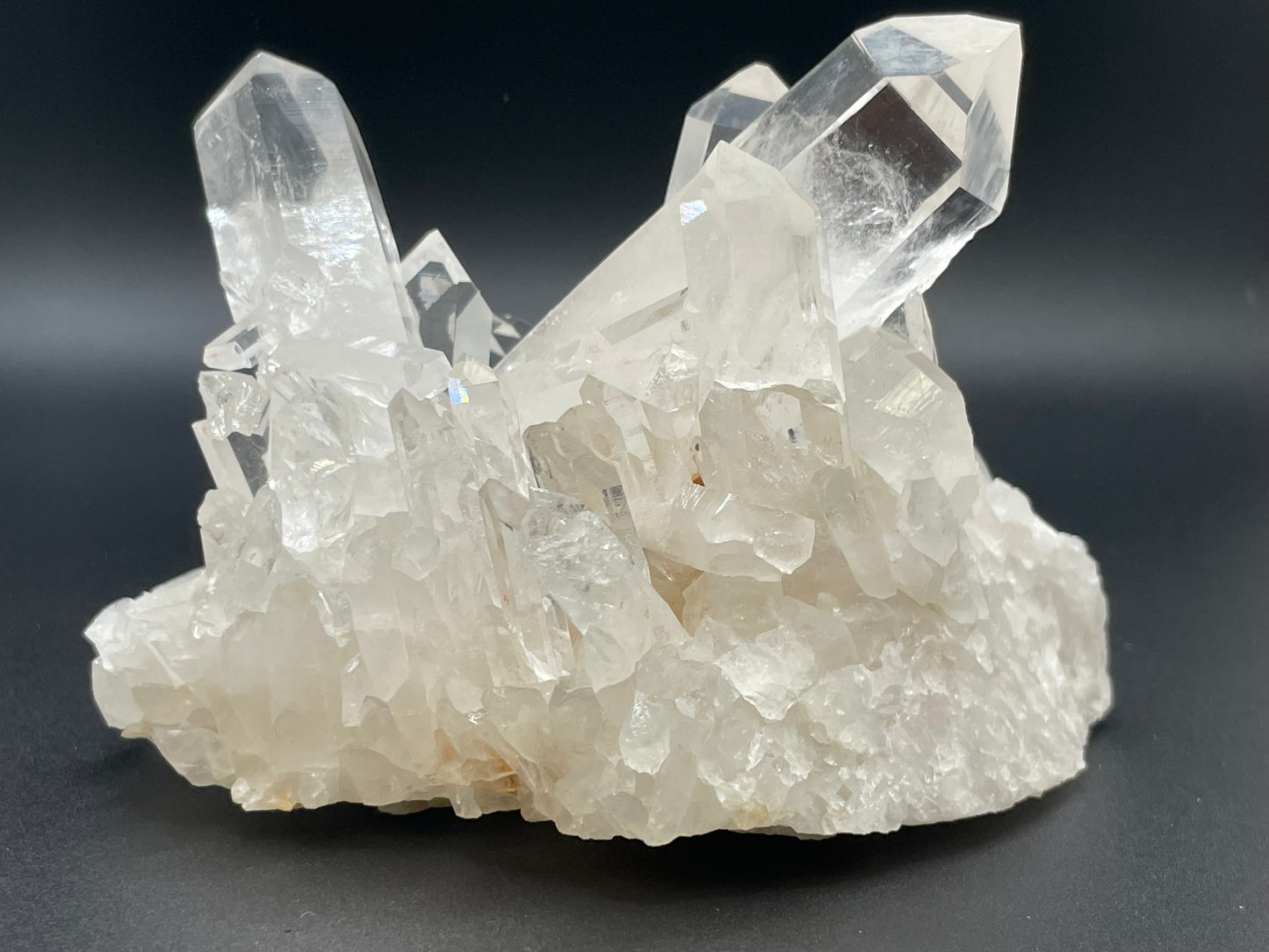 Clear Quartz Crystal Cluster || Raw Quartz Cluster || Lemurian Quartz Crystal