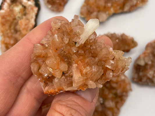 Red Heulandite with Stilbite ||Heulandite Crystal || Stilbite Crystal  || Choose Your Size