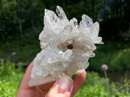 Clear Quartz Crystal Cluster || Raw Quartz Cluster || Lemurian Quartz Crystal Cluster