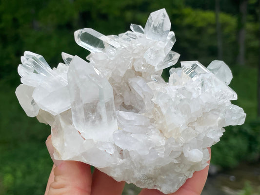 Clear Quartz Crystal Cluster || Raw Quartz Cluster || Lemurian Quartz Crystal Cluster