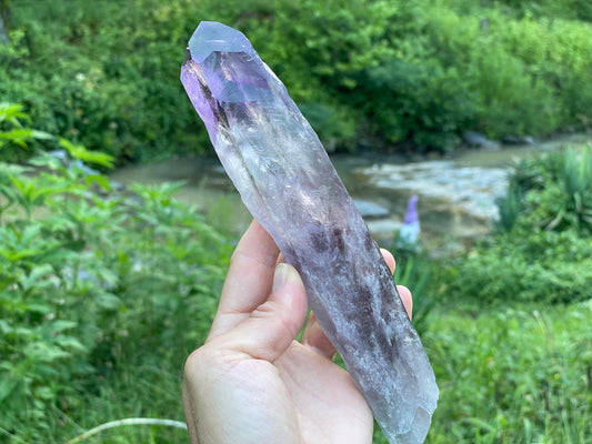 Amethyst Dragons Tooth || Bahia Amethyst Point || Amethyst Point with Root || Huge Amethyst Wand