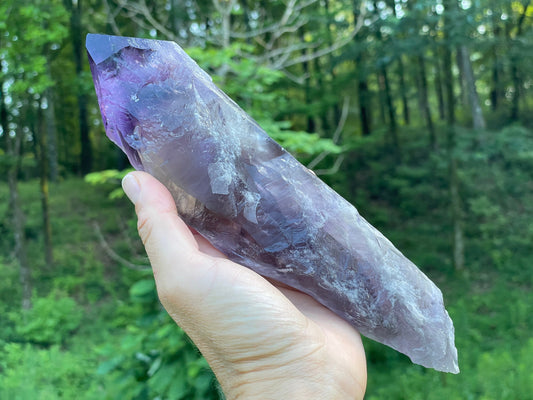Amethyst Dragons Tooth || Bahia Amethyst Point || Amethyst Point with Root || Huge Amethyst Wand