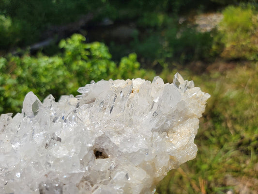 Clear Quartz Crystal Cluster || Raw Quartz Cluster || Lemurian Quartz Crystal Cluster