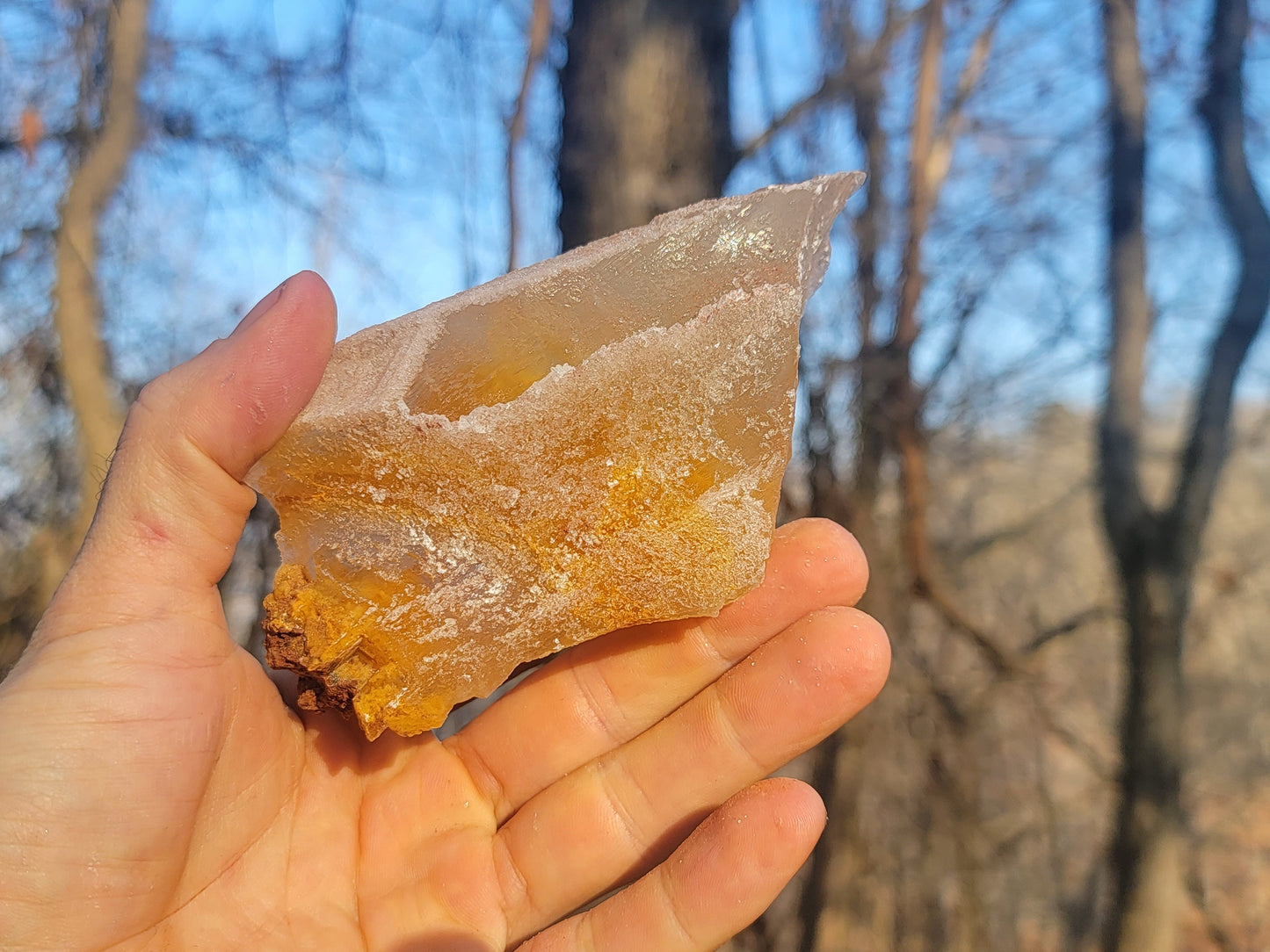 Golden Phantom Selenite Crystal Cluster || Sacral Selenite || Utah Selenite Slices || Master Healer Crystal