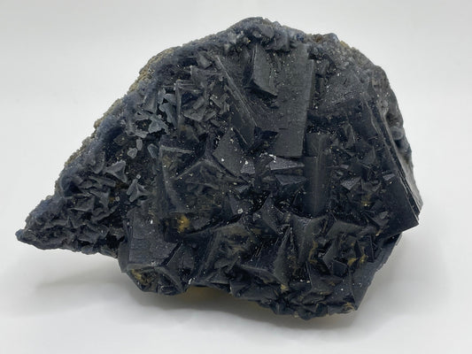 Blue Fluorite Cluster || Dark Blue Fluorite Specimen || Deep Blue Fluorite Crystal