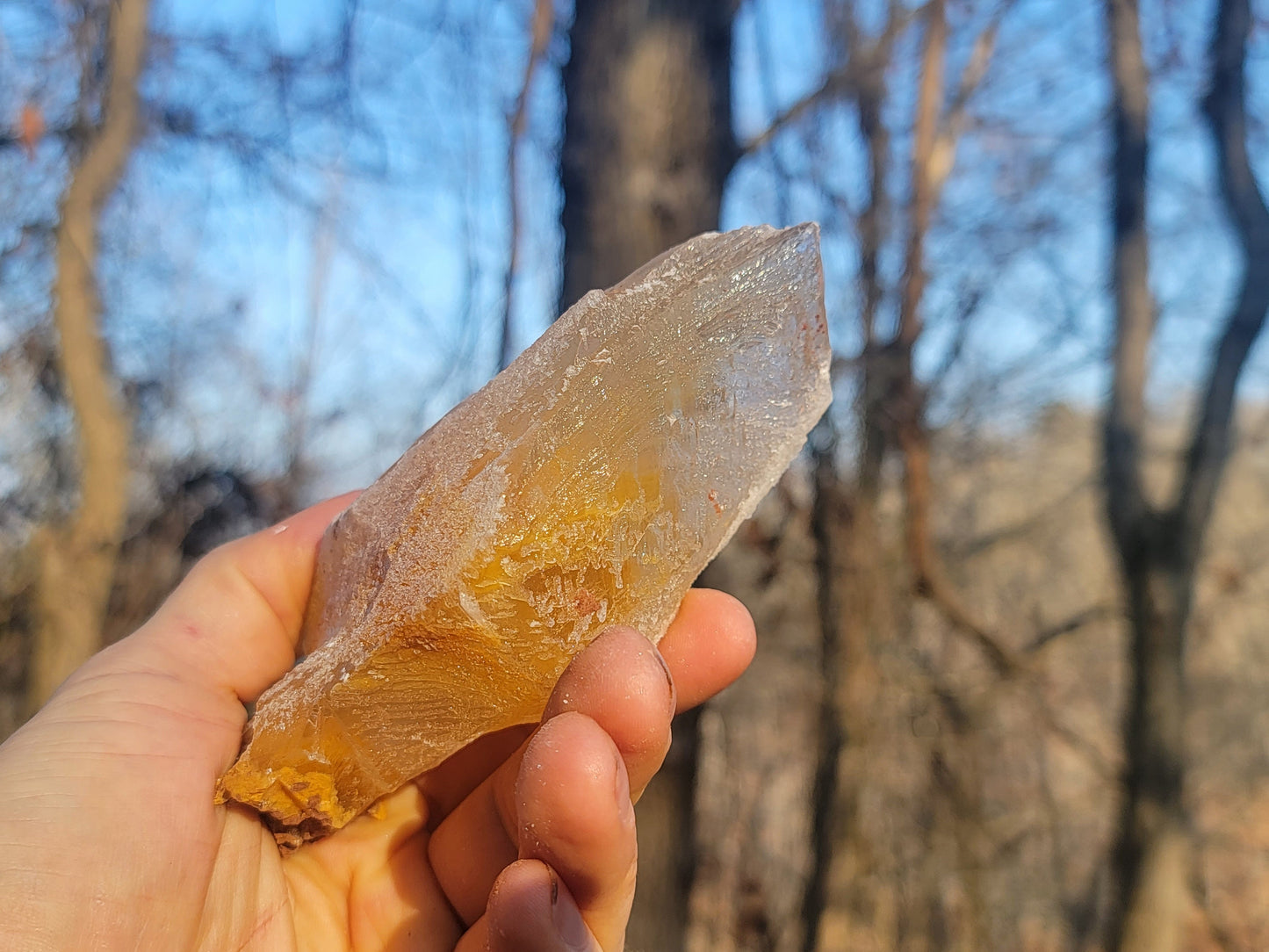 Golden Phantom Selenite Crystal Cluster || Sacral Selenite || Utah Selenite Slices || Master Healer Crystal