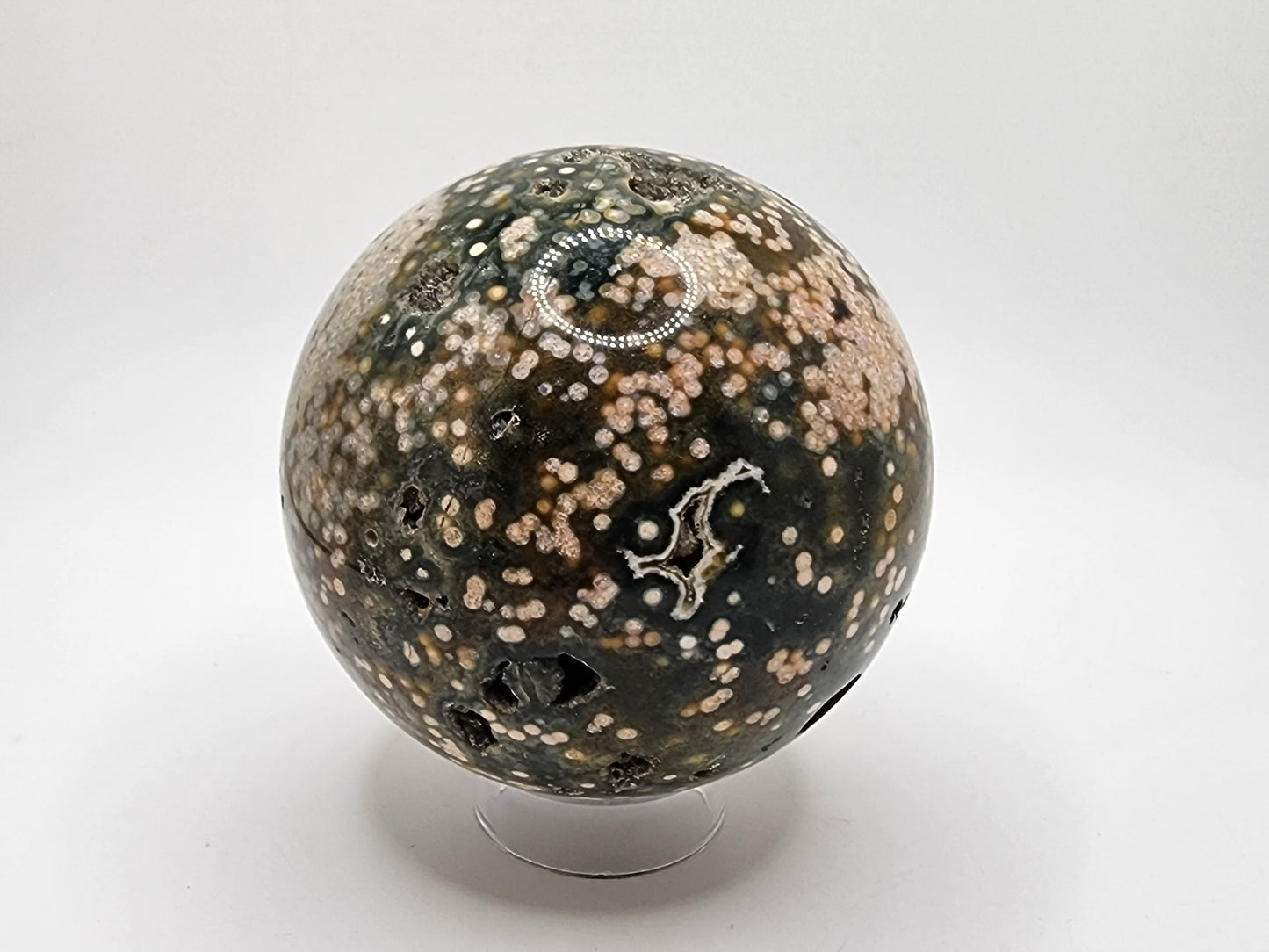 Veinless Ocean Jasper Sphere