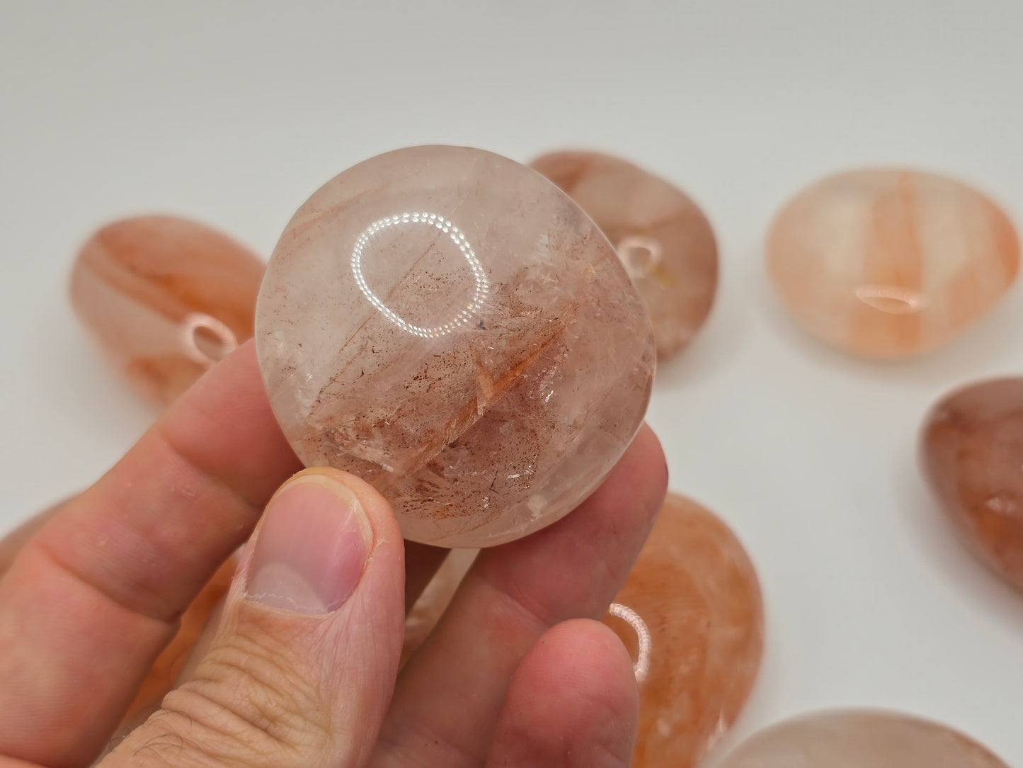 Hematoid Quartz Palmstone