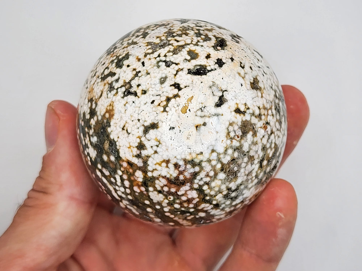 Veinless Ocean Jasper Sphere