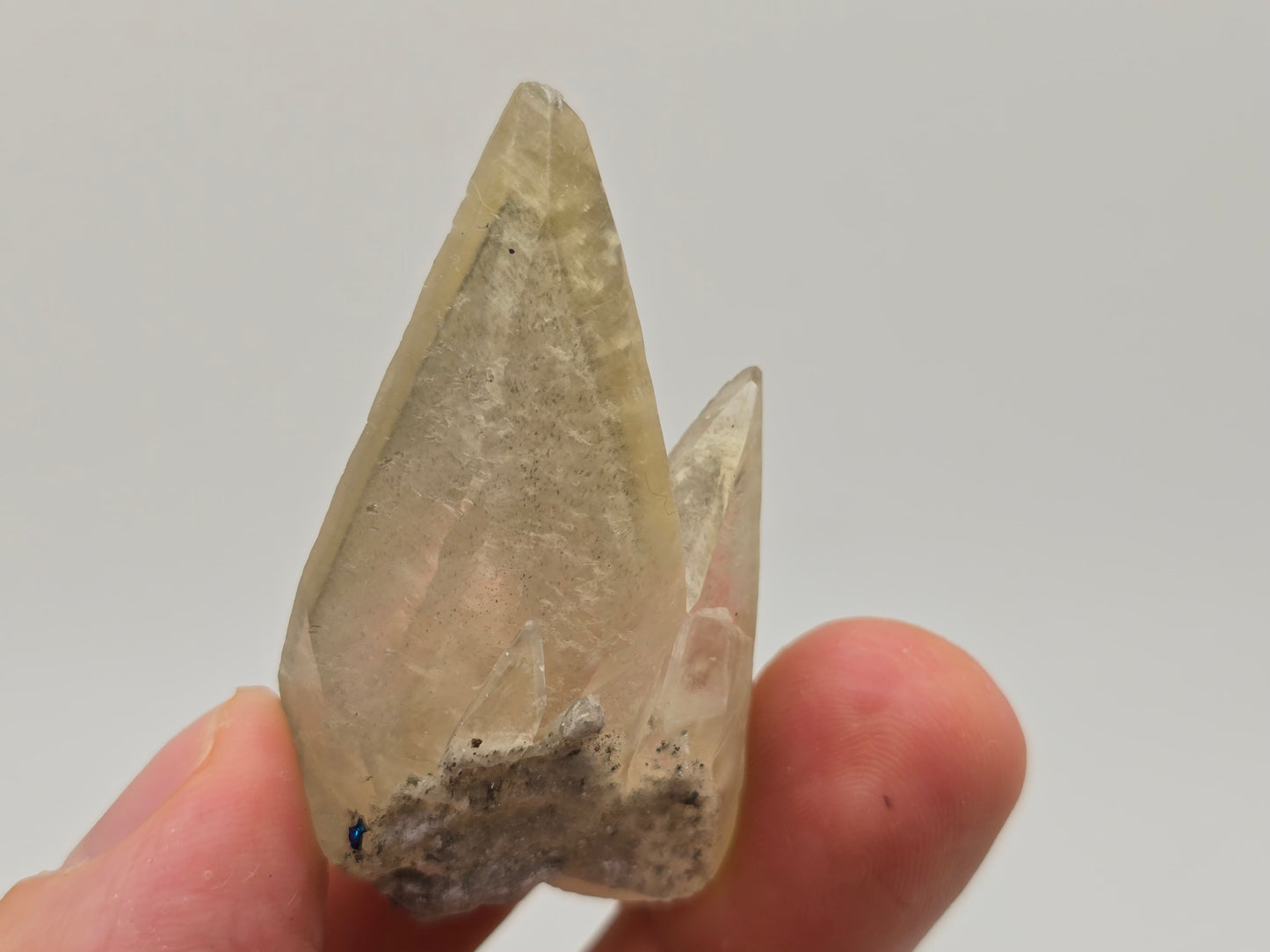 Sweetwater Calcite Point with Chalcopyrite || #100