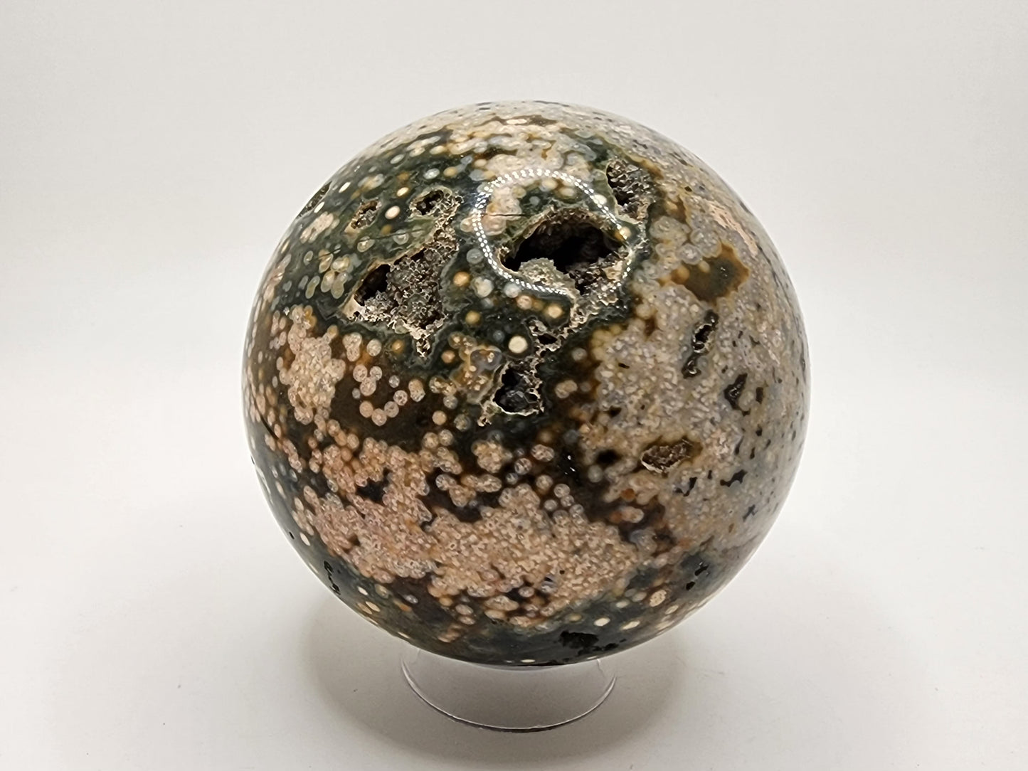 Veinless Ocean Jasper Sphere