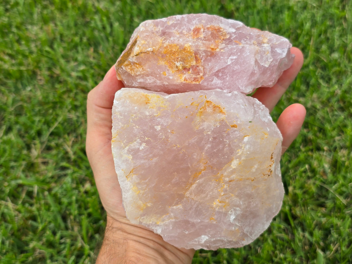 Raw Rose Quartz || Rose Quartz Chunk || Pink Rose Quartz Crystal Palm Sized || Choose Your Size
