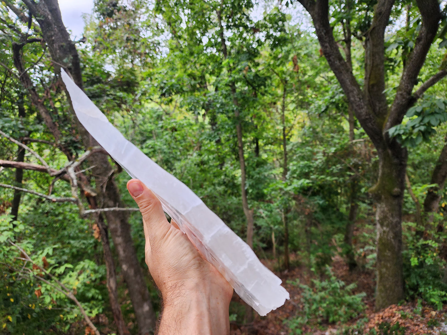 Large True Selenite Crystal Plate