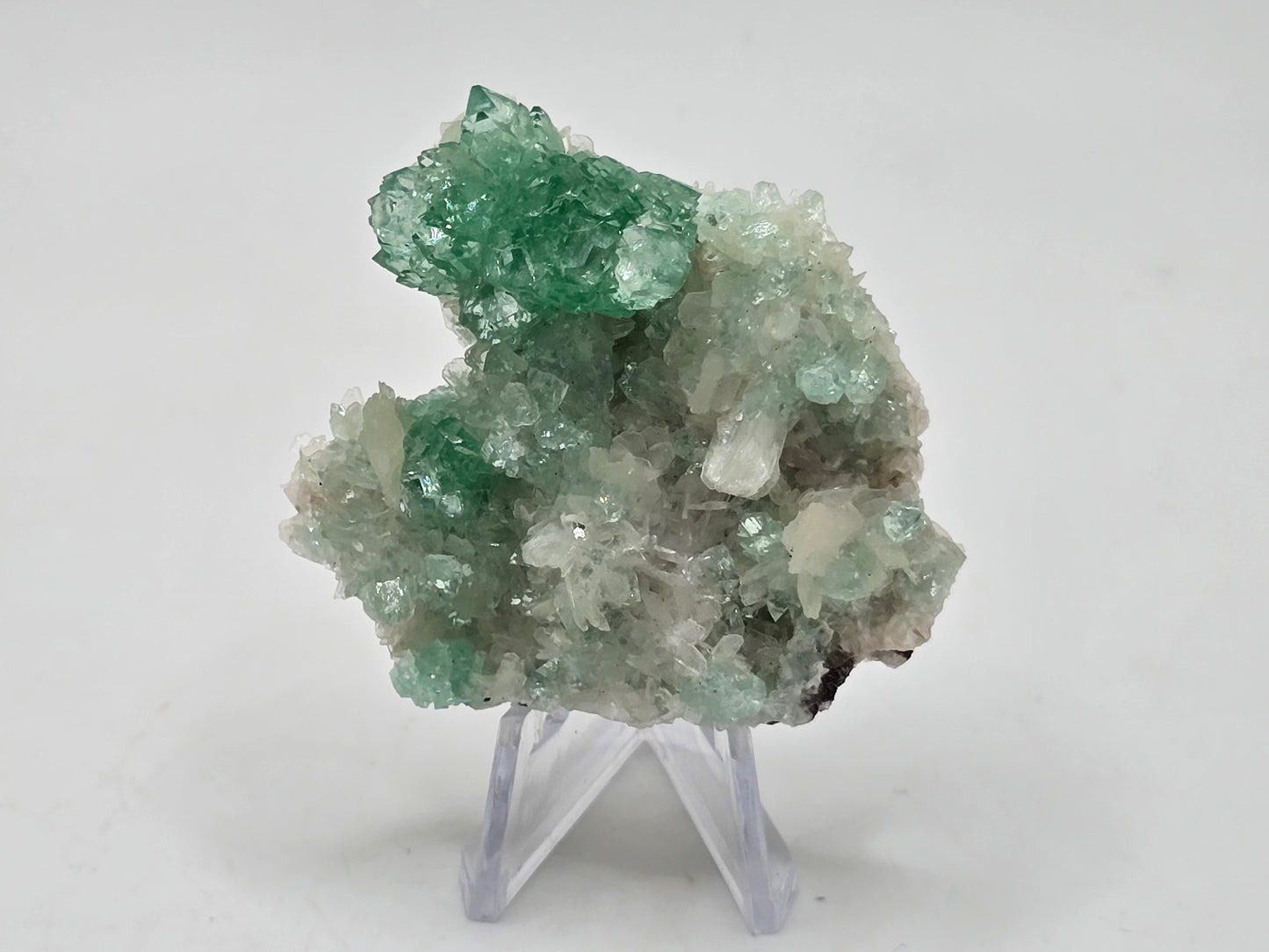 Green Apophyllite Cluster || #108