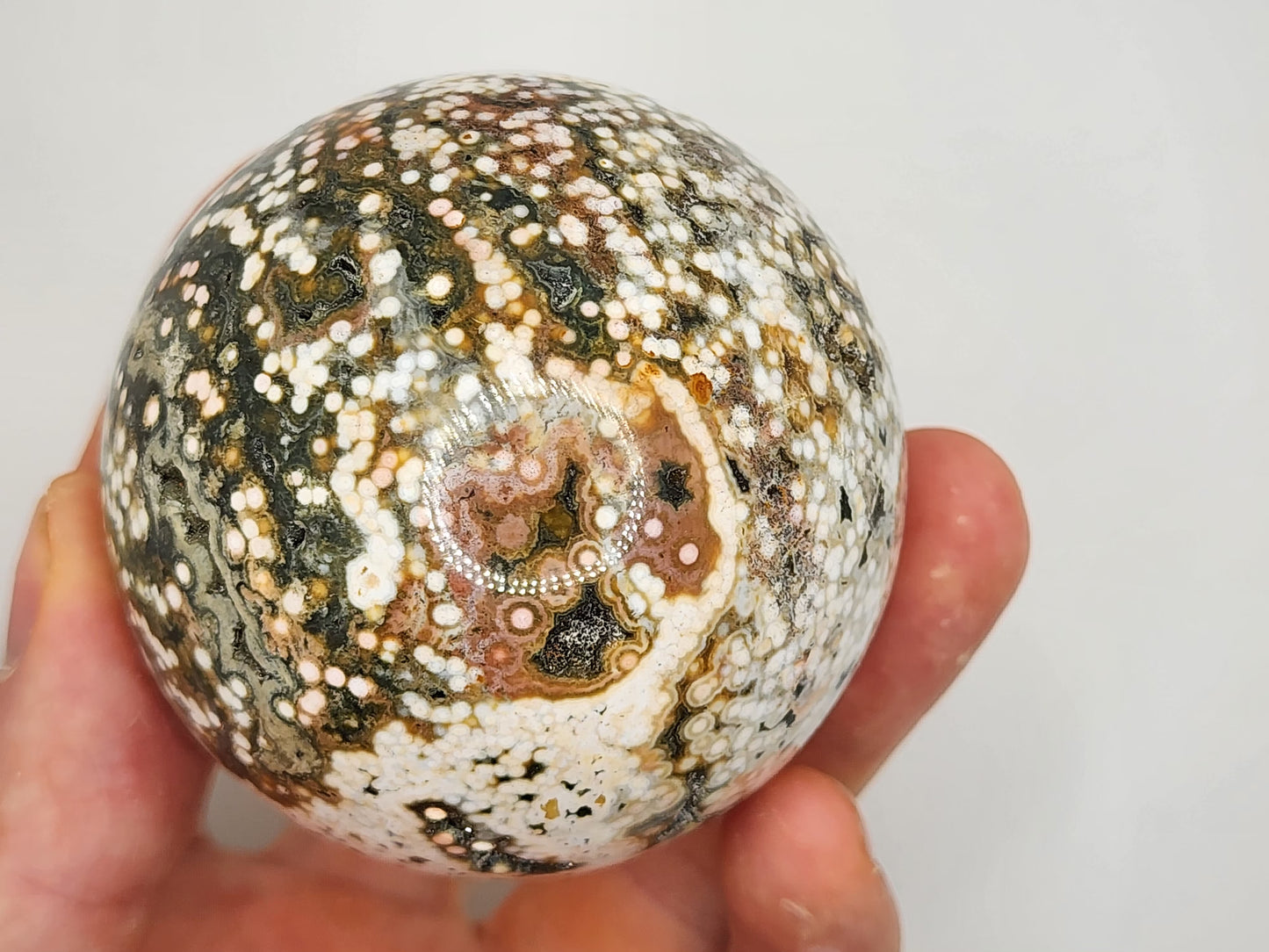 Veinless Ocean Jasper Sphere