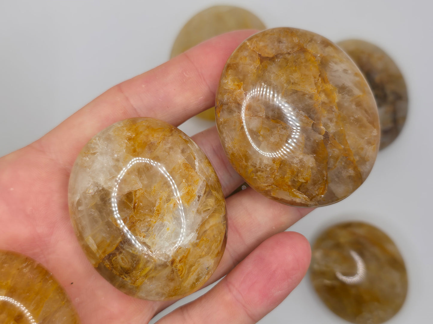 Golden Healer Palmstone