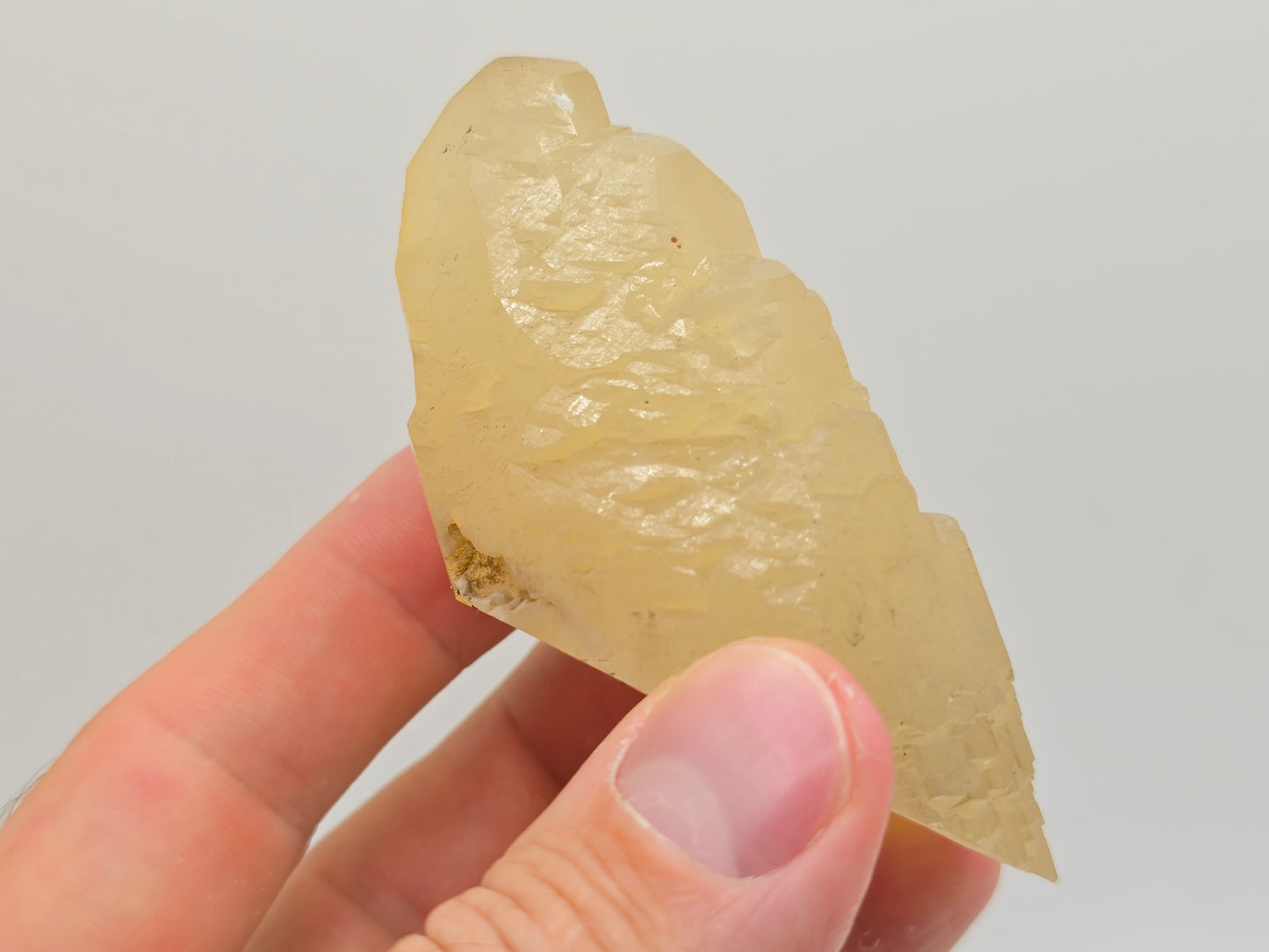 Sweetwater Calcite Point with Chalcopyrite Phantom || #95