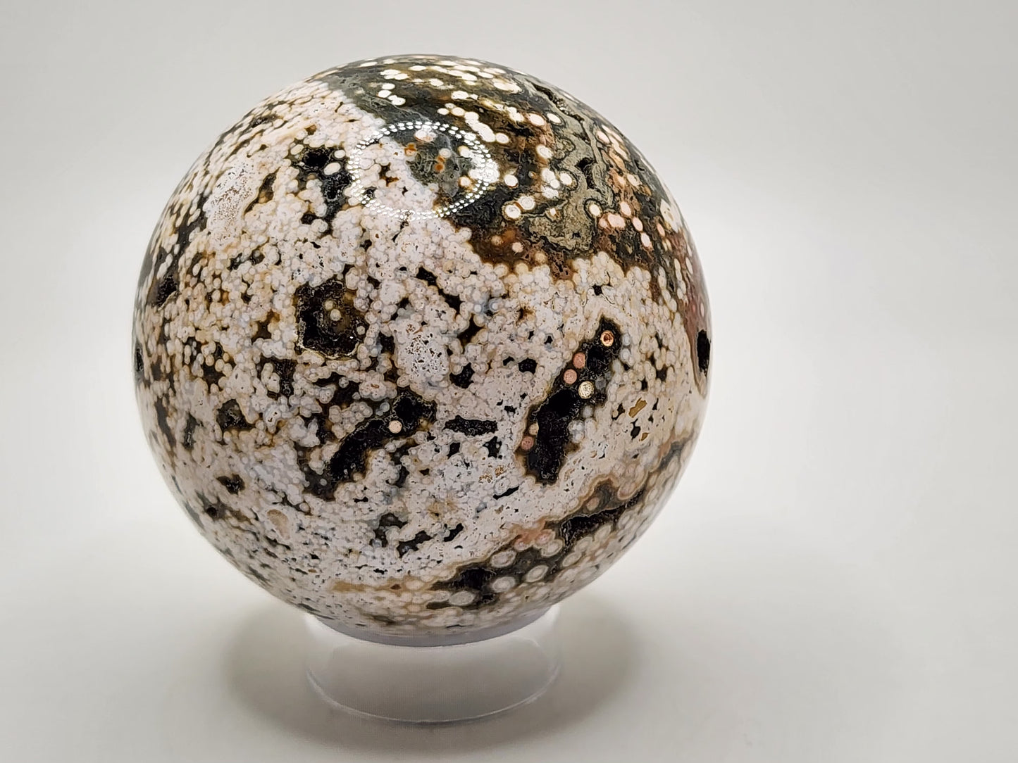 Veinless Ocean Jasper Sphere