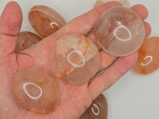 Hematoid Quartz Palmstone