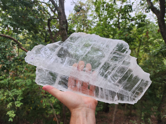 Large True Selenite Crystal Plate